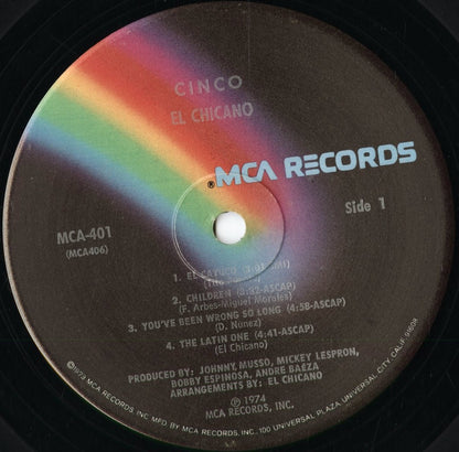 El Chicano - Cinco (MCA-401) 1974 US MCA｜中古LP