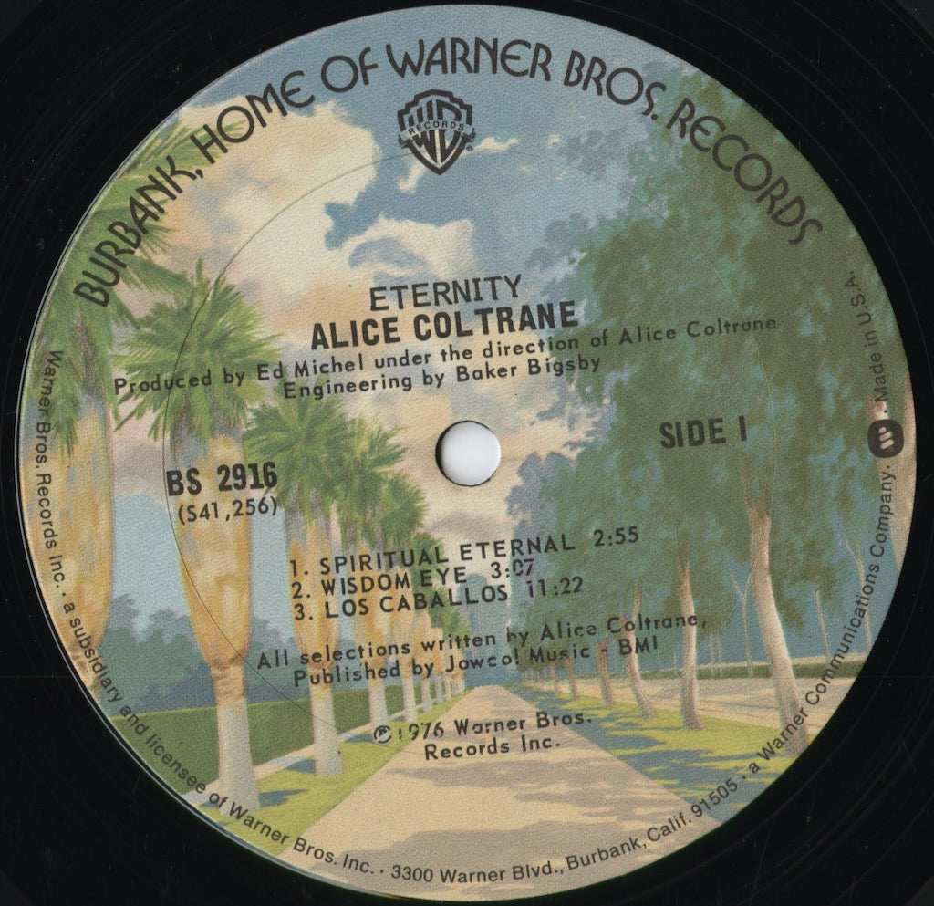 Alice Coltrane - Eternity (BS 2916) 1976 US Warner｜中古LP