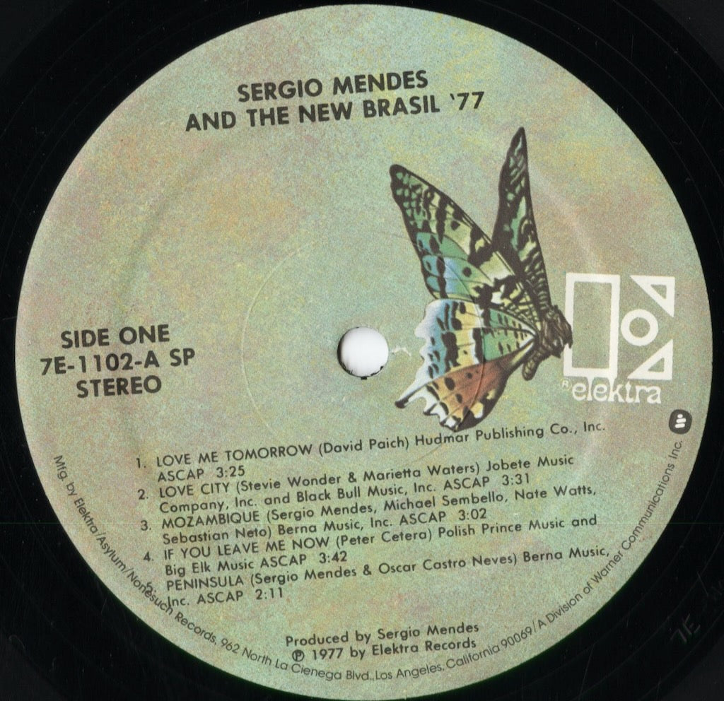 Sergio Mendes – Sergio Mendes and The New Brasil '77 (7E-1102) 1977 US Elektra｜中古LP