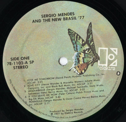 Sergio Mendes – Sergio Mendes and The New Brasil '77 (7E-1102) 1977 US Elektra｜中古LP