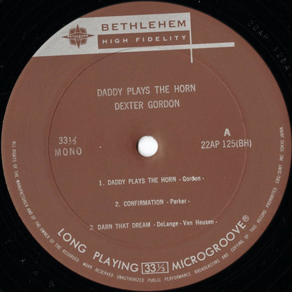 Dexter Gordon / デクスター・ゴードン / Daddy Plays The Horn (22AP 125)