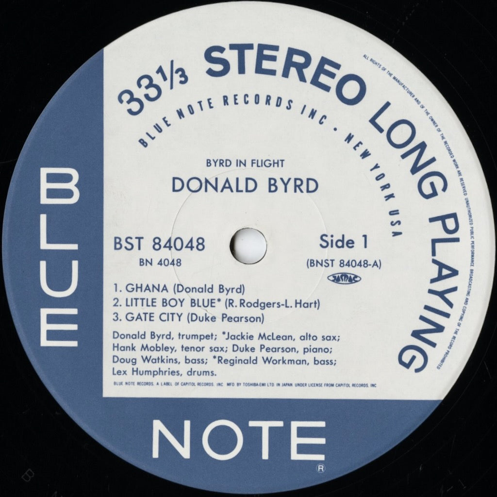 Donald Byrd / ドナルド・バード / Byrd In Flight (BN 4048)