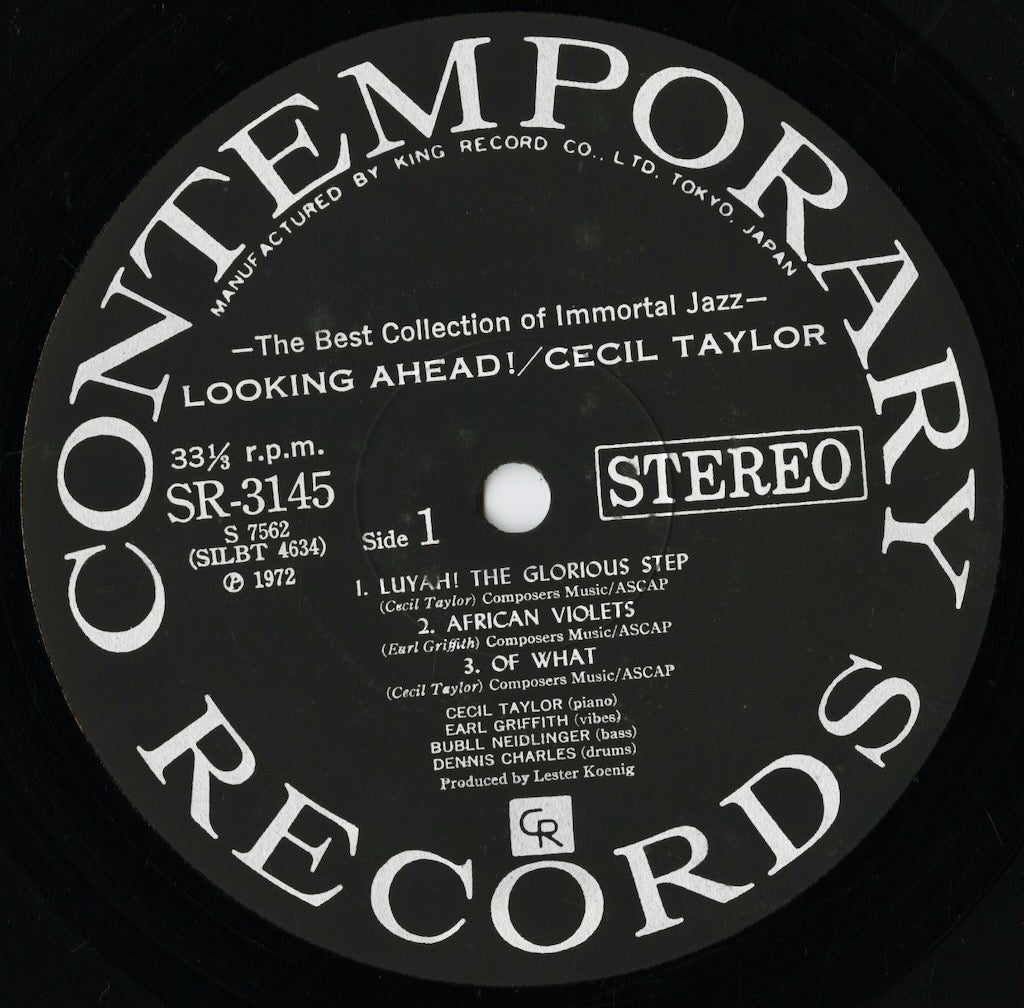 Cecil Taylor / セシル・テイラー / Looking Ahead！(SR 3145)