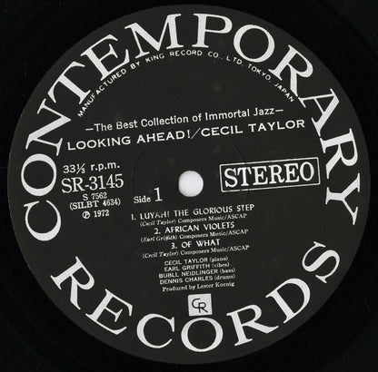 Cecil Taylor / セシル・テイラー / Looking Ahead！(SR 3145)