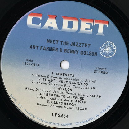 Art Farmer / Benny Golson / アート・ファーマー　ベニー・ゴルソン / Meet The Jazztet (LPS-664)