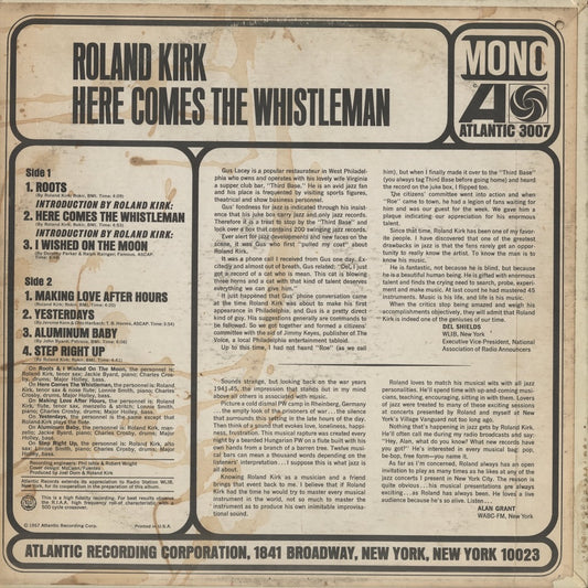 Roland Kirk / ローランド・カーク / Here Comes The Whistleman (3007)