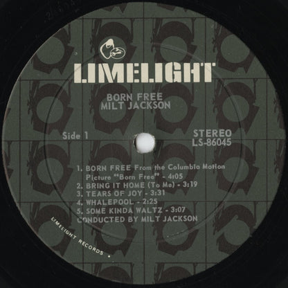 Milt Jackson – Born Free (LS82045) LP 1967 US Limelight | 中古LP