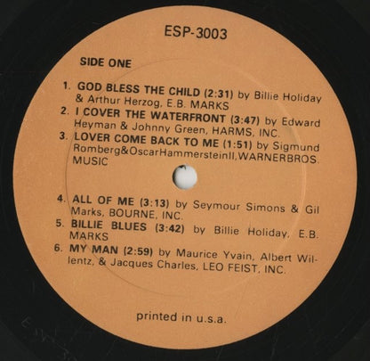 Billie Holiday / ビリー・ホリデイ / 1953-56 Radio & TV Broadcasts Volume 2 (ESP-3003)