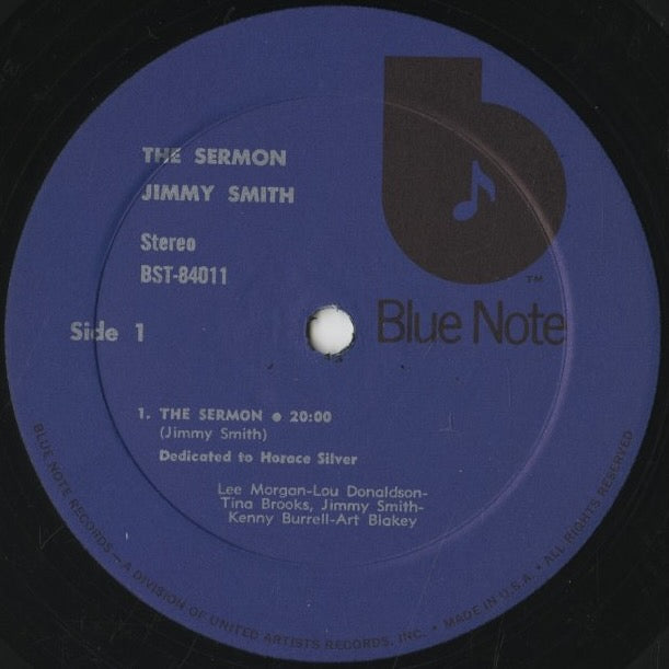 Jimmy Smith / ジミー・スミス / The Sermon! (BST 84011)