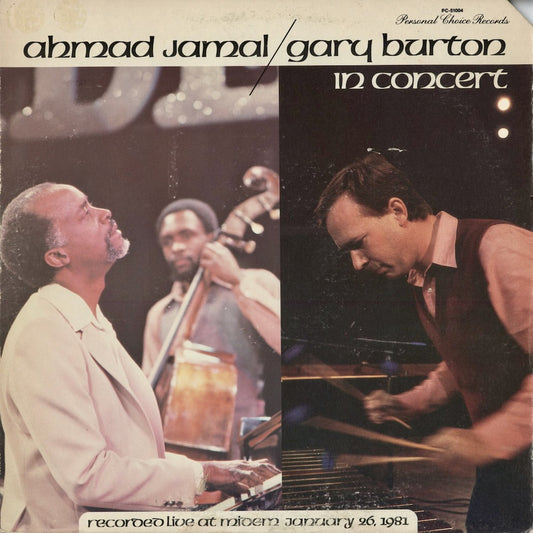 Ahmad Jamal, Gary Burton - In Concert (PC-51004) 1981 US Personal Choice｜中古LP