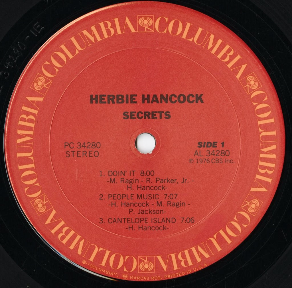 Herbie Hancock - Secrets (PC 34280) LP 1976 US Columbia｜中古LP