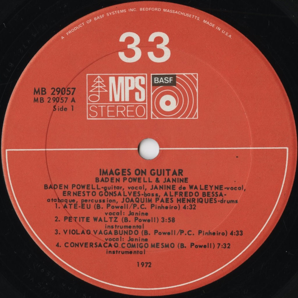 Baden Powell – Images On Guitar (MB-29057) LP 1973 US MPS | 中古LP