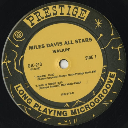 Miles Davis / マイルス・デイヴィス / Walkin' (OJC-213)