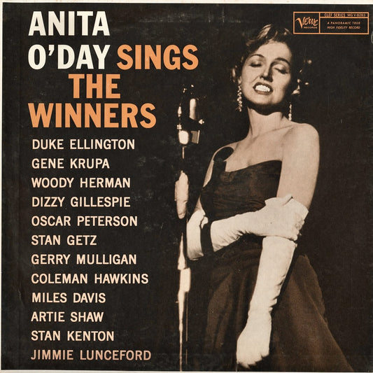 Anita O'Day - Sings The Winners (MG V-8283) LP 1958 US Verve