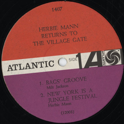 Herbie Mann / ハービー・マン / Returns To The Village Gate (1407) MONO