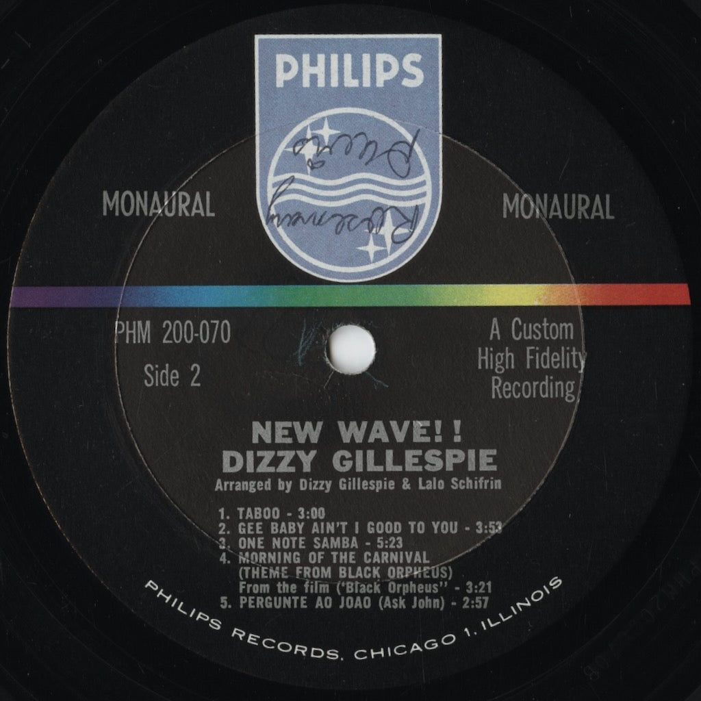Dizzy Gillespie - New Wave! (PHM 200-070) 1963 US Philips｜中古LP