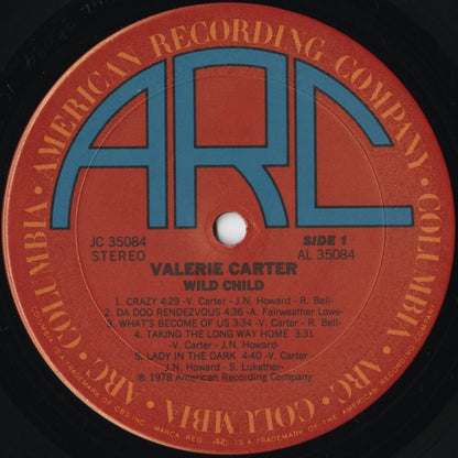 Valerie Carter – Wild Child (JC 35084) LP 1978 US Columbia | 中古LP
