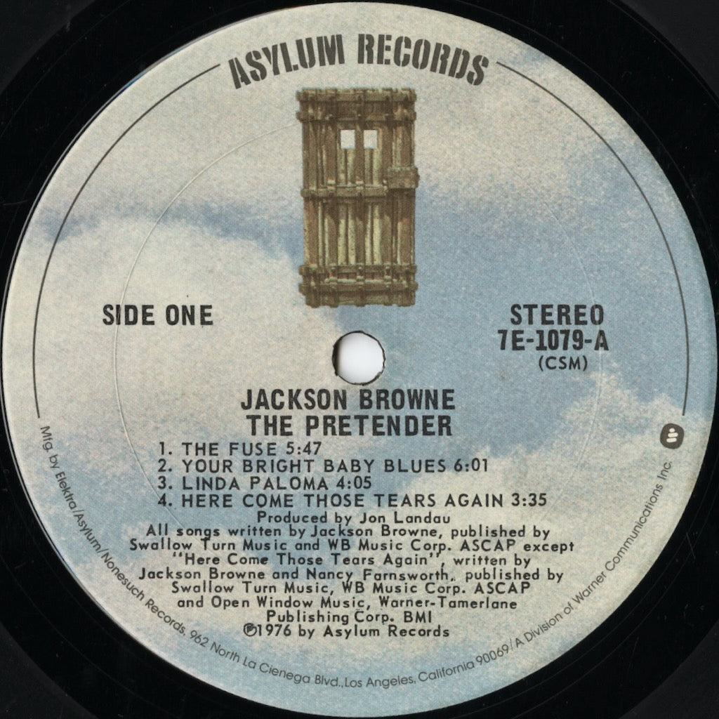 Jackson Browne / ジャクソン・ブラウン / The Pretender (7E 1079