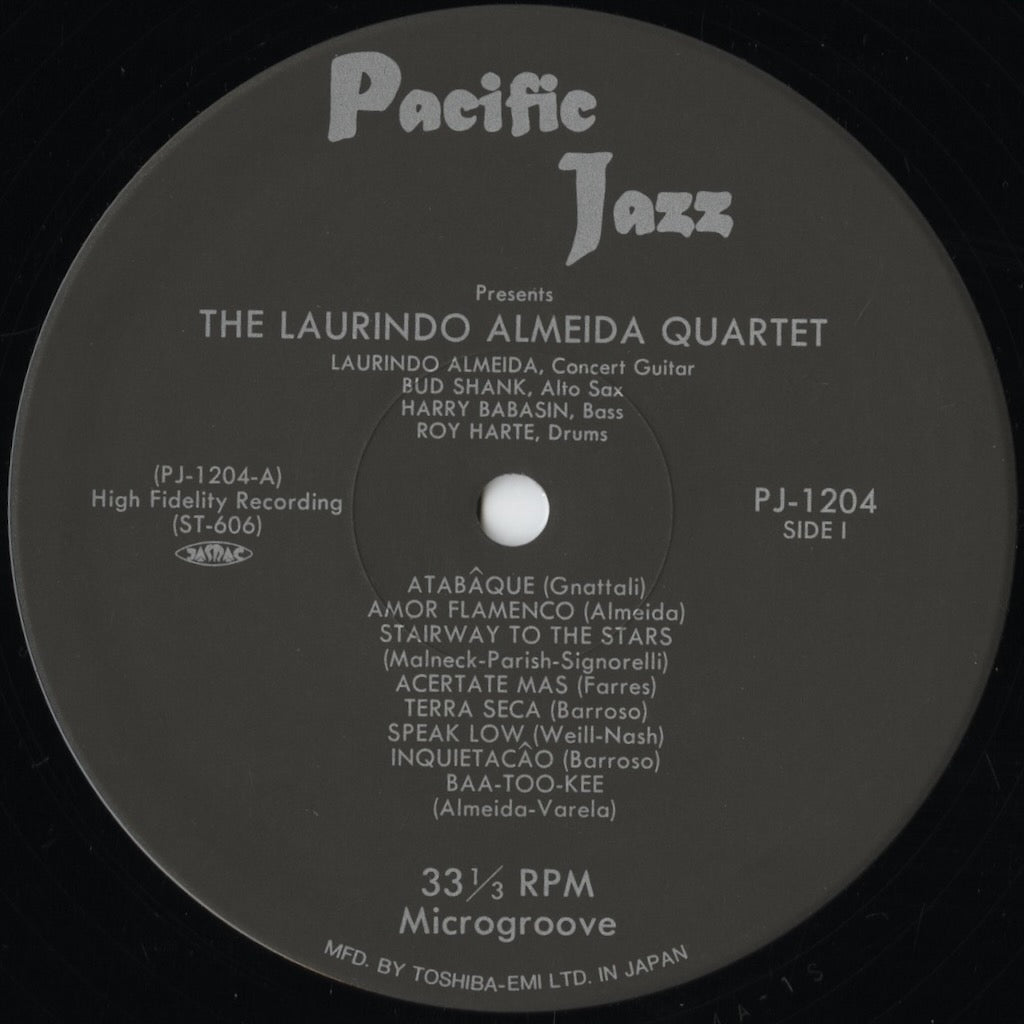 Laurindo Almeida Quartet Featuring Bud Shank / ローリンド・アルメイダ (PJ-1204) 1991 JPN Pressing