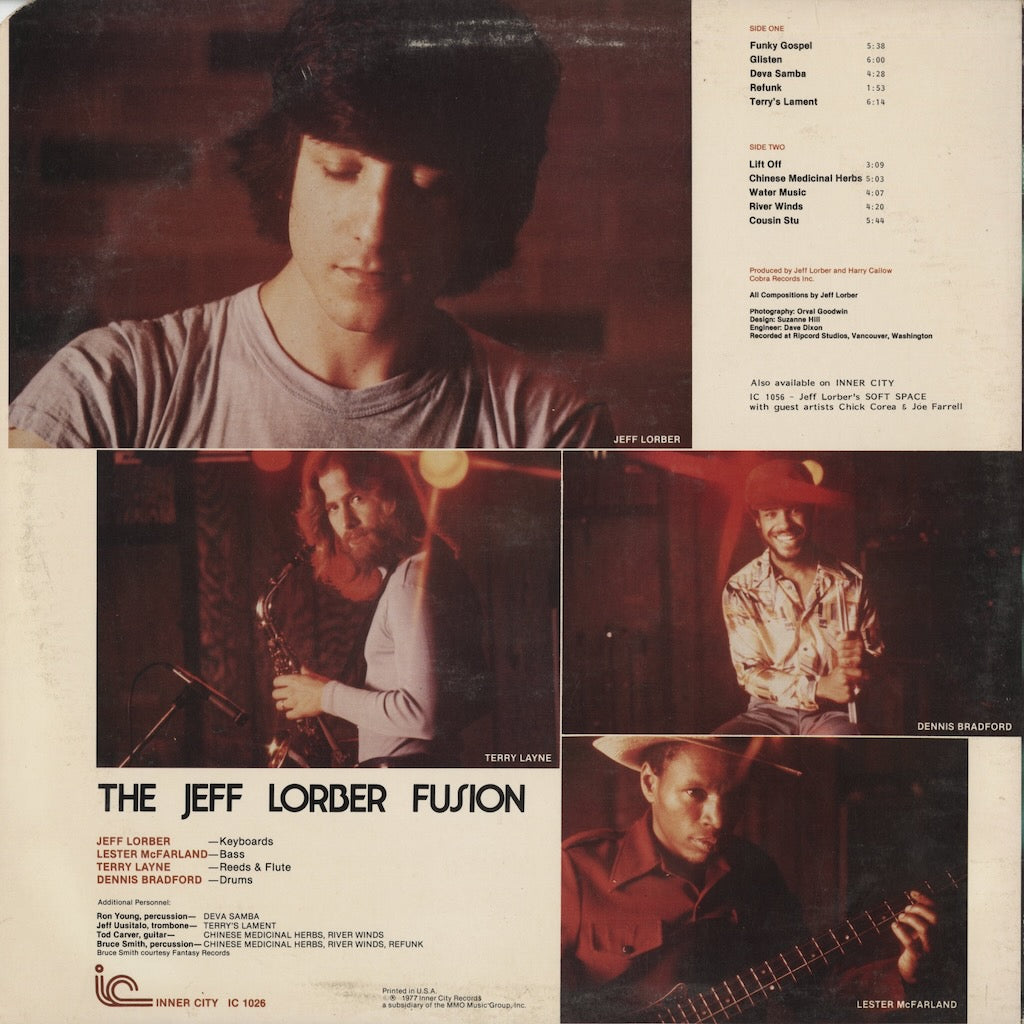 The Jeff Lorber Fusion / ジェフ・ローバー・フュージョン / S.T. (1977) (IC 1026)