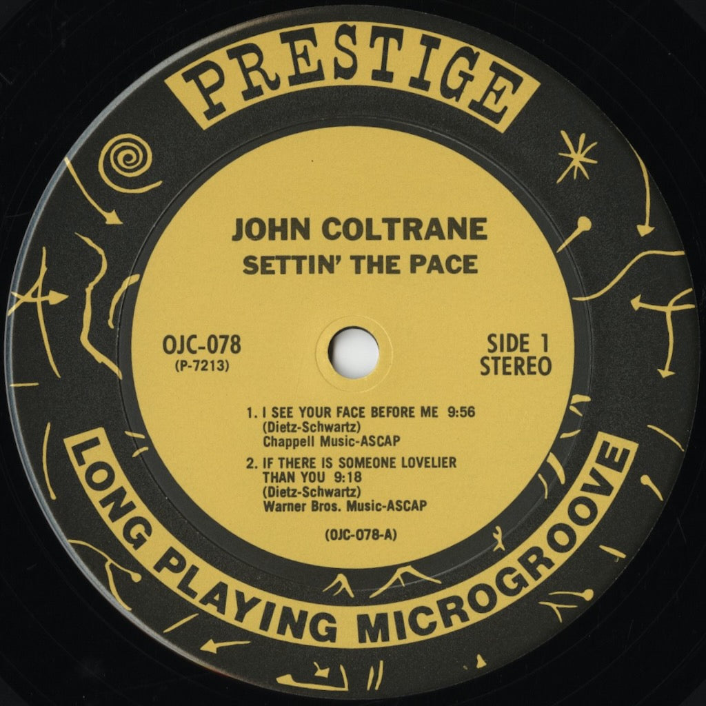John Coltrane / ジョン・コルトレーン / Settin' The Pace (OJC-078)