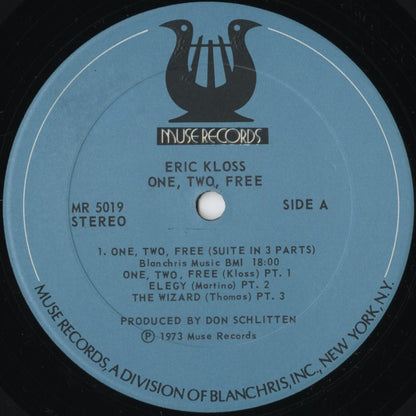 Eric Kloss – One, Two, Free (MR 5019) LP 1973 US Muse | 中古LP