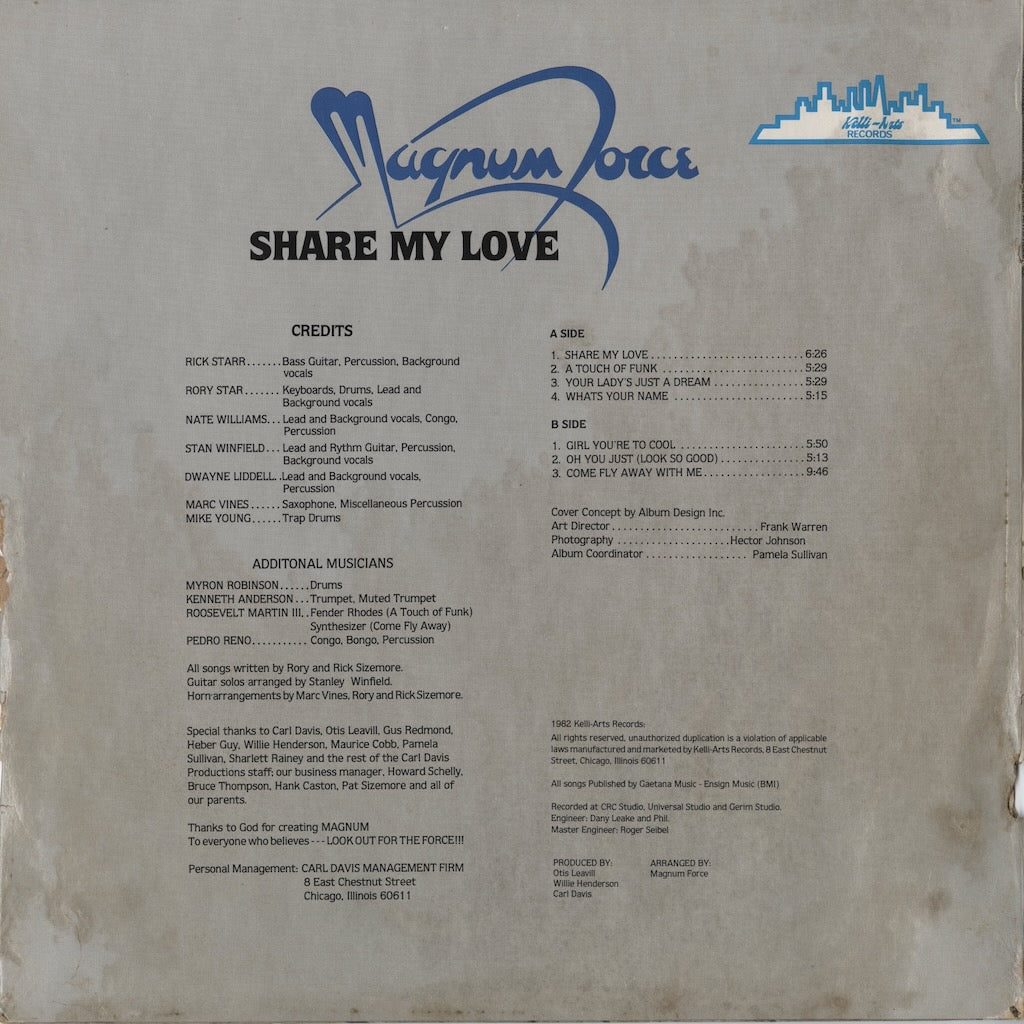 Magnum Force / マグナム・フォース / Share My Love (KA-7-1-1000)