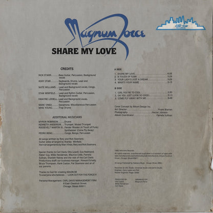 Magnum Force / マグナム・フォース / Share My Love (KA-7-1-1000)