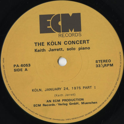 Keith Jarrett - The Köln Concert (PA6053/54) 1975 JPN ECM｜中古LP