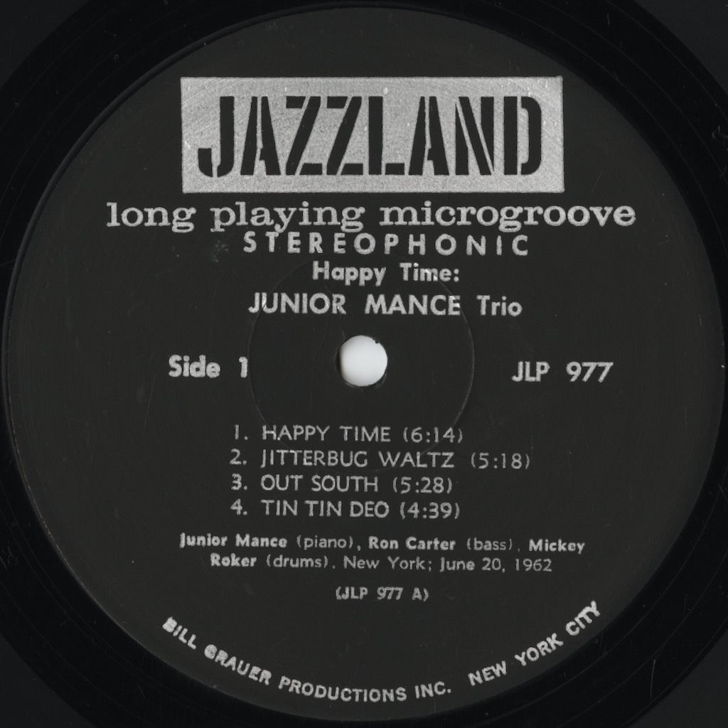 Junior Mance - Happy Time (JLP 977) 1962 US Jazzland｜中古LP