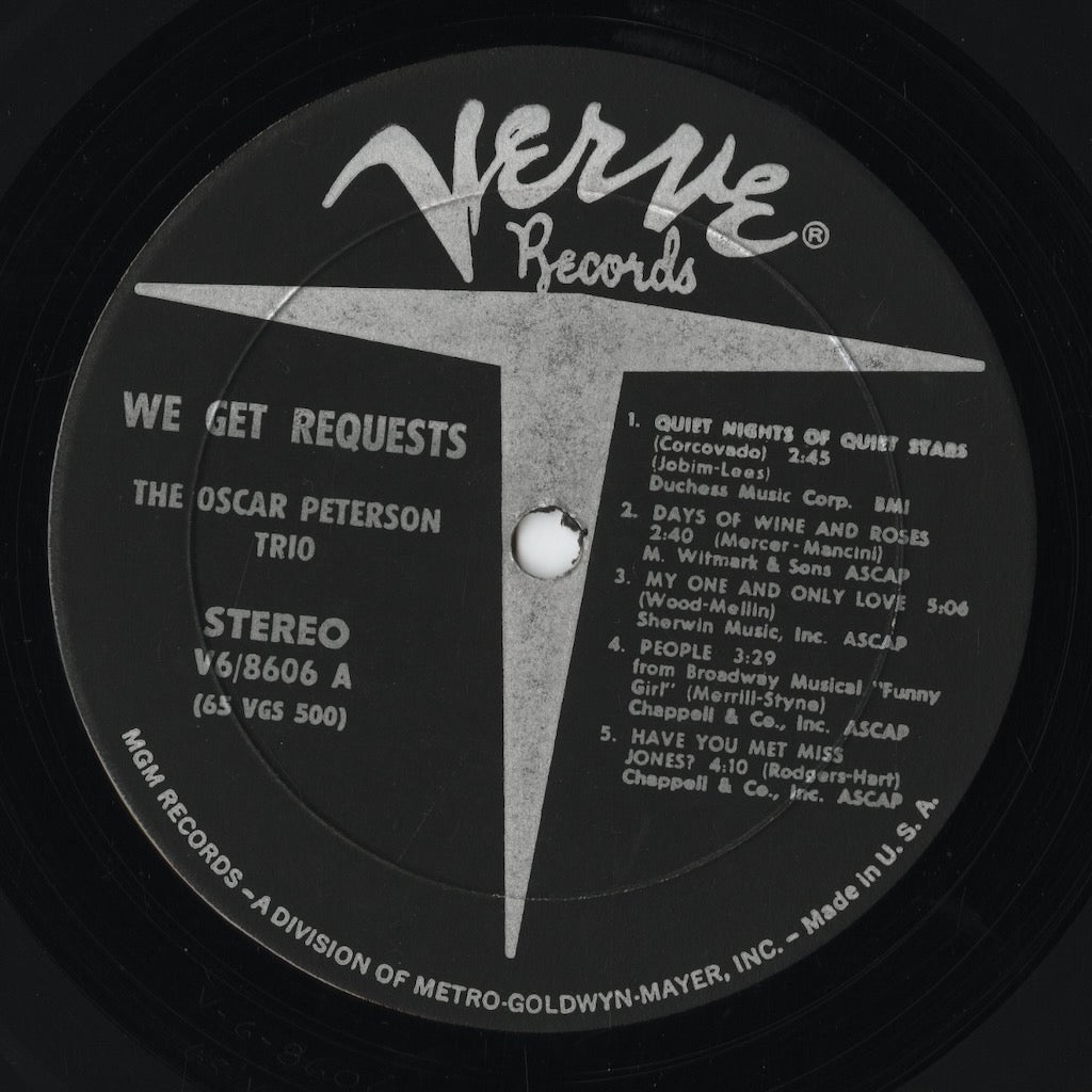 Oscar Peterson – We Get Requests (V6/8606) 中古レコード 通販
