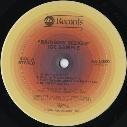 Joe Sample - Rainbow Seeker (AA-1050) 1978 US ABC｜中古LP