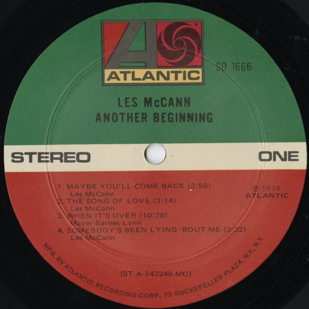 Les McCann / レス・マッキャン / Another Beginning (SD1666)