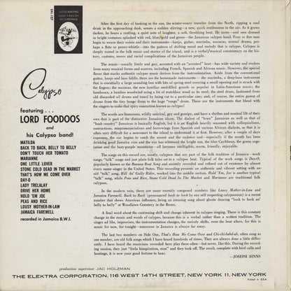 Lord Foodoos and His Calypso Band / Mister Calypso (EKL-127)