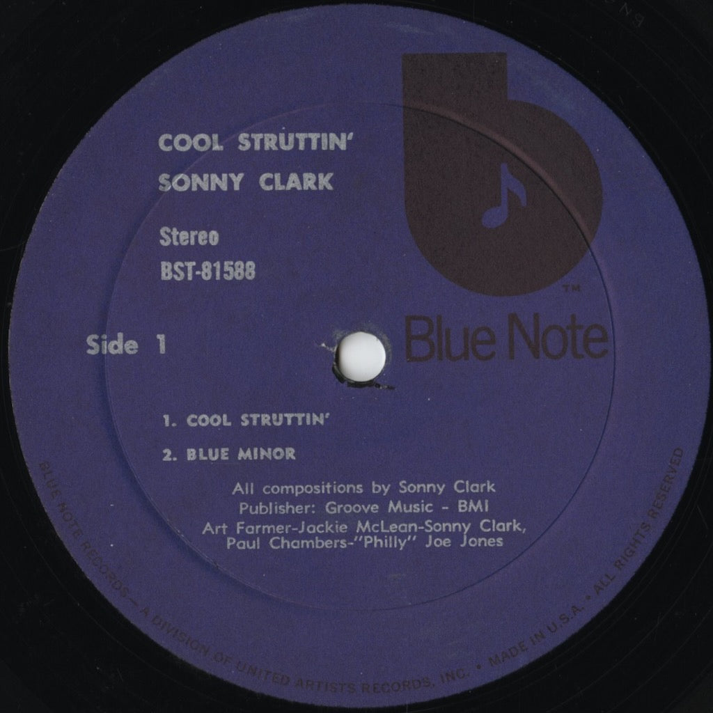 Sonny Clark / ソニー・クラーク / Cool Struttin' (BST-81588) UA青音符Lbl.