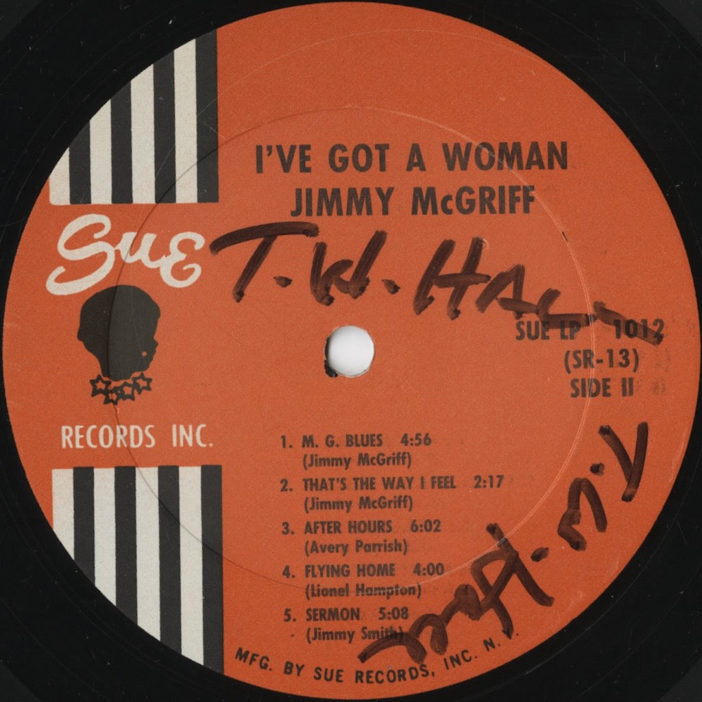 Jimmy McGriff – I’ve Got A Woman (LP 1012) LP 1962 US SUE | 中古LP