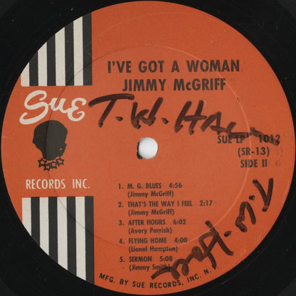 Jimmy McGriff – I’ve Got A Woman (LP 1012) LP 1962 US SUE | 中古LP