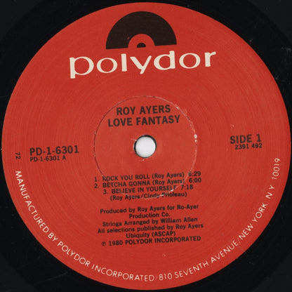 Roy Ayers / ロイ・エアーズ / Love Fantasy (PD-1-6301)