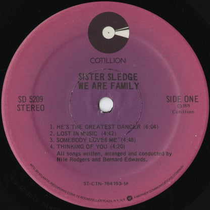 Sister Sledge – We Are Family (SD 5209) LP 1979 US Cotillion | 中古LP