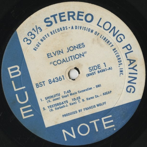 Elvin Jones / エルヴィン・ジョーンズ / Coalition (BST 84361)