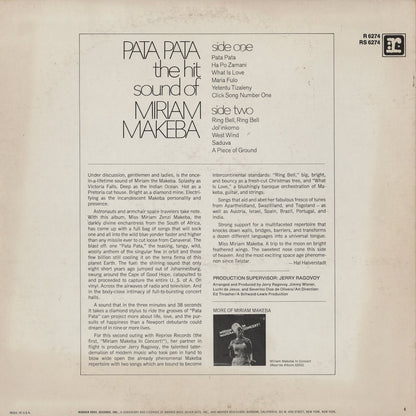 Miriam Makeba / ミリアム・マケバ / Pata Pata (RS 6274)