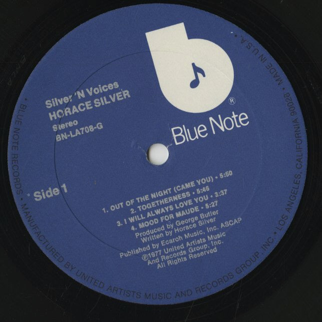 Horace Silver / ホレス・シルヴァー / Silver 'N Voices (BN-LA708-G)