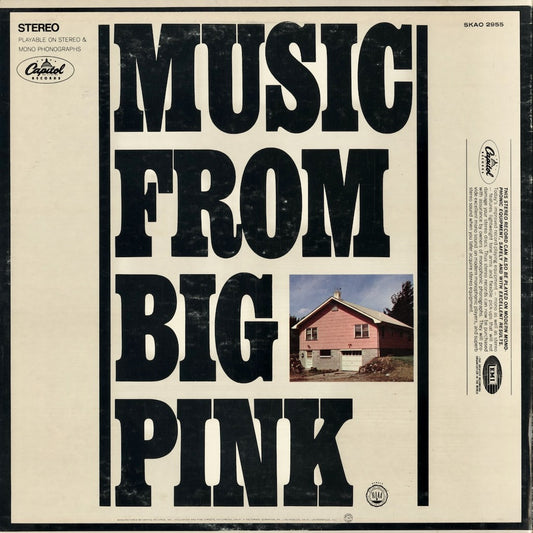 The Band - Music From Big Pink (SKAO 2955) LP 1968 US Capitol｜中古LP