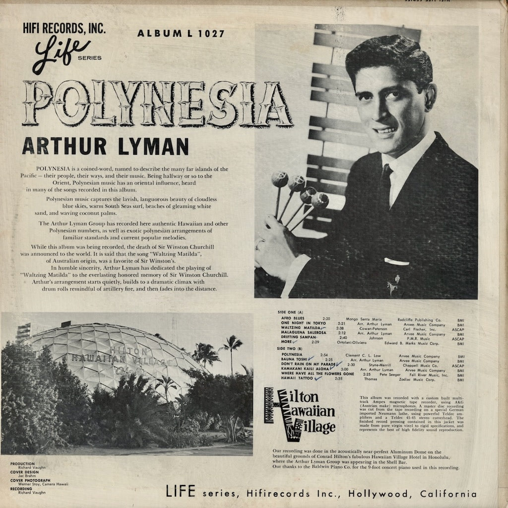 Arthur Lyman / アーサー・ライマン / Polynesia (SL-1027)