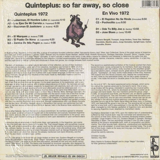 Quinteplus - Quinteplus (VAMPI 094) 2007 SPA Vampi Soul｜中古LP