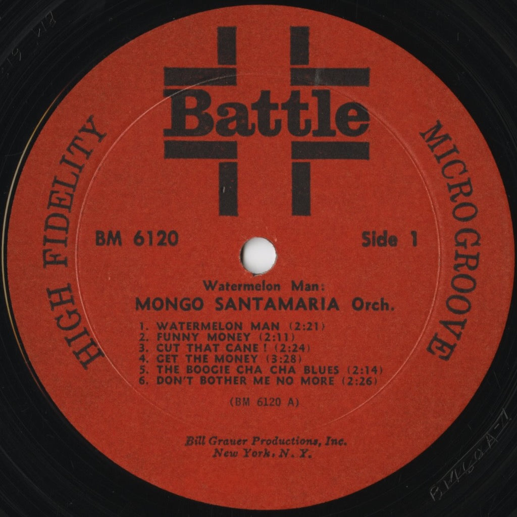 Mongo Santamaria - Watermelon Man! (BM 6120) 1963 US Battle｜中古LP