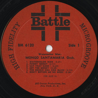 Mongo Santamaria - Watermelon Man! (BM 6120) 1963 US Battle｜中古LP
