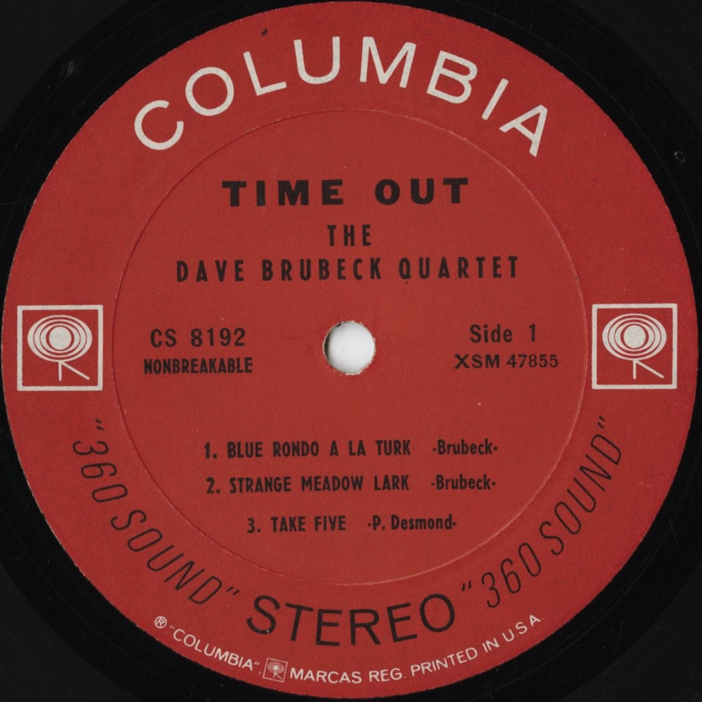 Dave Brubeck / デイヴ・ブルーベック / Time Out (CS 8192) 1962年
