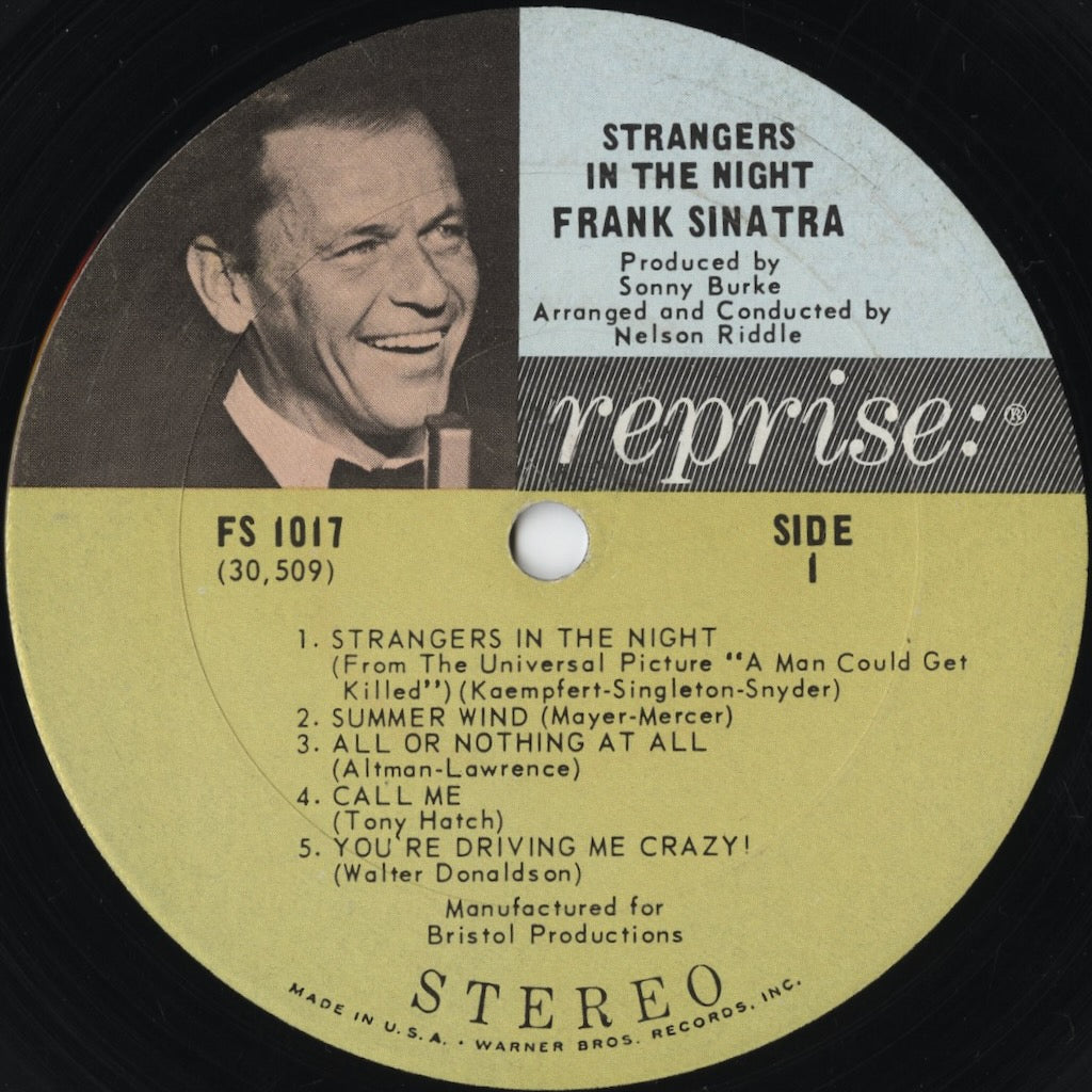 Frank Sinatra - Strangers In The Night (FS-1017) LP 1966 US Reprise｜中古LP