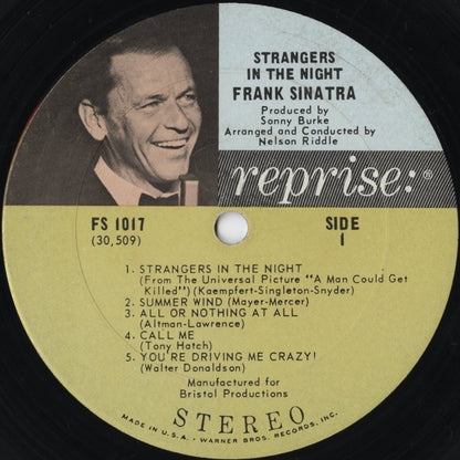 Frank Sinatra - Strangers In The Night (FS-1017) LP 1966 US Reprise｜中古LP